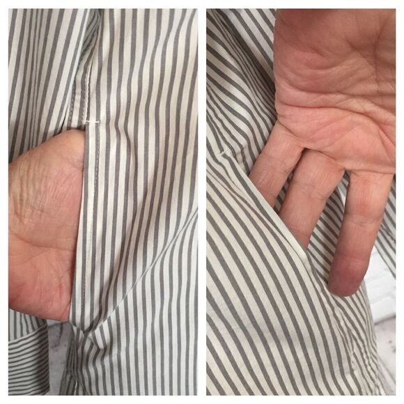 J. CREW 1/2 BUTTON FRONT POP OVER TUNIC - Picture 7 of 8